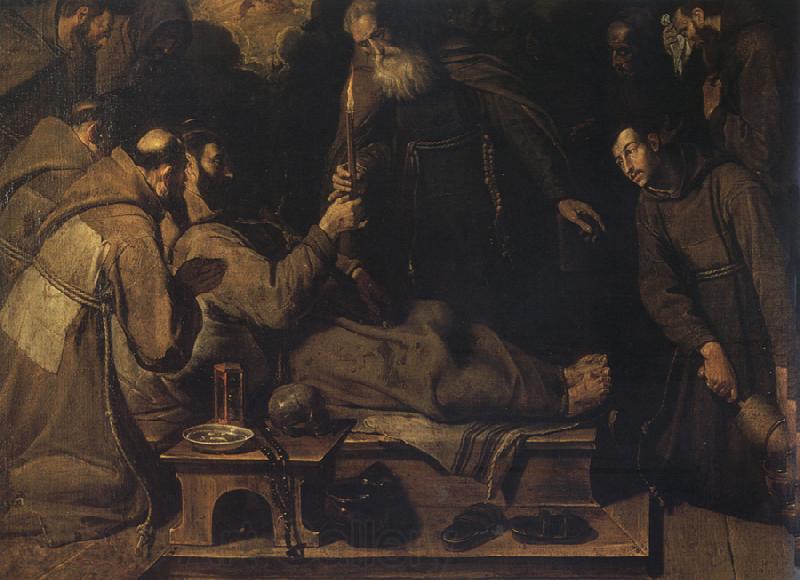 Bartolome Carducho Death of St.Francis Spain oil painting art